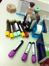 Blood vials